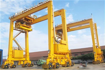 Gummi sliten portalkran