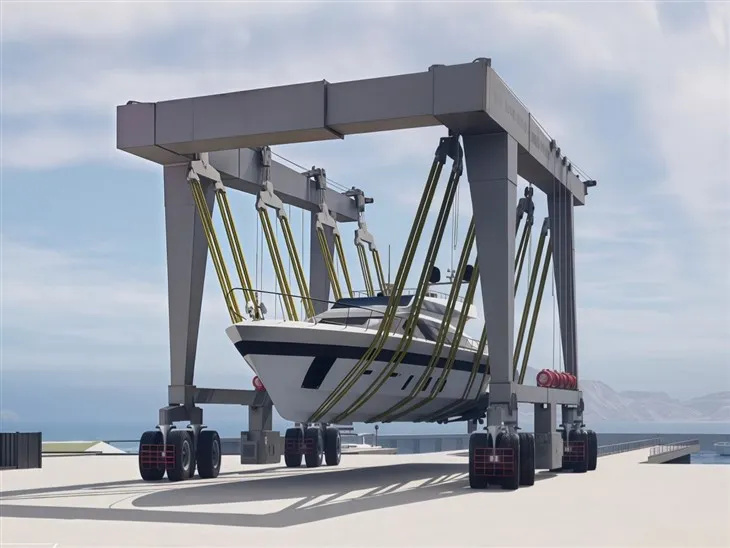 600 Ton Mobile Boat Hoist