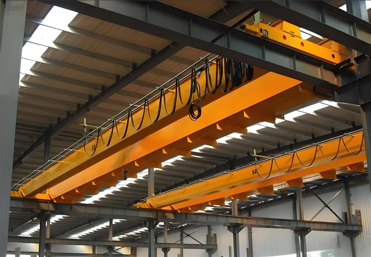 Double Girder Electric Overhead Bridge Crane For Workshop high quality