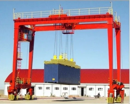 double girder gantry crane with hook (4)