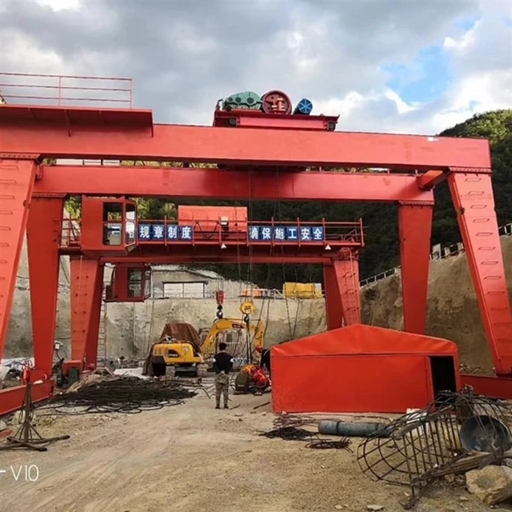 Mobile Double Beam Trolley Gantry Crane factory