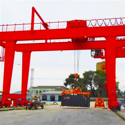 Containerhåndtering av gantry -kraner