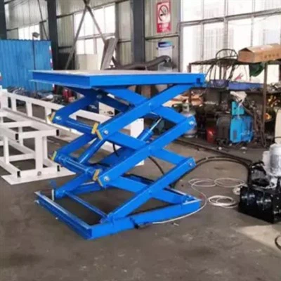 Stasjonær hydraulisk elektrisk sakseløft